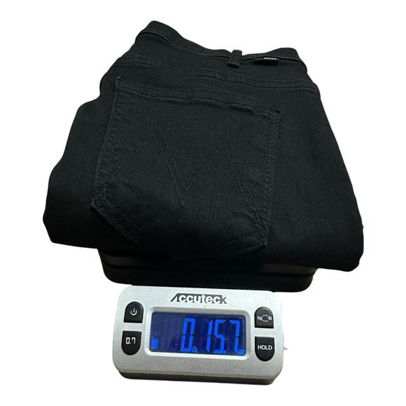 MOTHER The Hustler Ankle Fray Jeans in Not Guilty Black Size 28 Casual High Rise - Picture 11 of 11